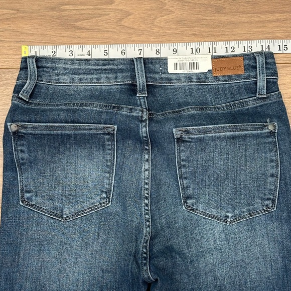 NEW Judy Blue High Rise Slim Boot Get The Boot Tummy Control Jeans Size 9/29 - Picture 14 of 16